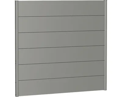 Obrázek produktu pro Kovový plot Biohort 150 x 135 cm žárově pozinkovaný šedý křemen metalický