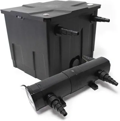 Productafbeelding van Famanu Teichfilterset 12000 liter met UVC-lamp 18W - Efficiënt biologisch filter voor een helder vijverwater