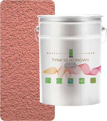 Produktbild von Silikonputz für den Außenbereich, Lachsfarben, 1,5 mm, Premium, 15 kg