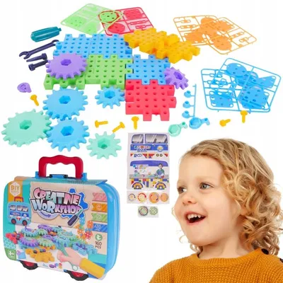 Produktbild von ProNice Werkzeugkoffer Bausteine Kinder Lernspielzeug