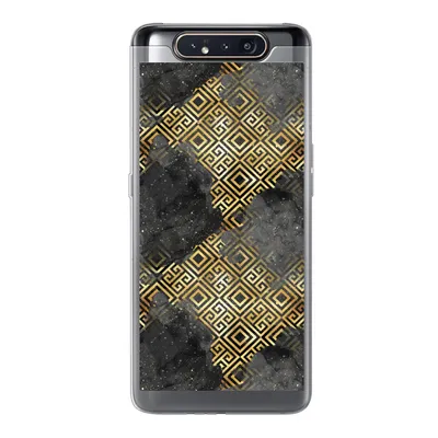 Produktbild von MuchoWow® Handyhülle Schutzhülle Hülle für Samsung Galaxy A80 Gold - Marmor - Muster Silikon Softcase Handy Hülle - Schutzdeckel