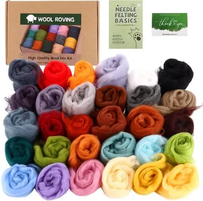Immagine prodotto di Fili di lana - 30 colori - 10 g per colore
