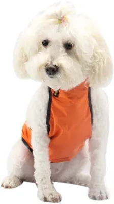 Produktbild von Hundefutterhalter mit Brust- und Bauchschutz für Hunde und Katzen - atmungsaktiv und wasserdicht - Corgi-Jacke