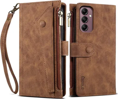 Produktbild von Samsung Galaxy A16 5G Hülle - Coverup Klapphülle mit Brieftasche - Braun
