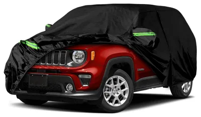 Productafbeelding van Autobeschermhoes, waterdicht en ademend, geschikt voor de Jeep Renegade (2014-2024), gemaakt van 300D Oxford-stof