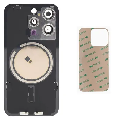 Produktbild von OEM iPhone 15 Pro Akkudeckel Backcover Rückseite Glas Blau
