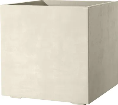 Obrázek produktu pro Čtvercový květináč Millenium, 39 x 39 x 39 cm, plast, perleťově bílá