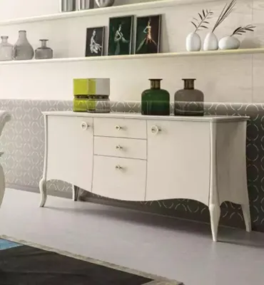 Produktbild von Esszimmer Set Weiß Esstisch Luxus 4x Stühle Elegantes Design Neu 6tlg.