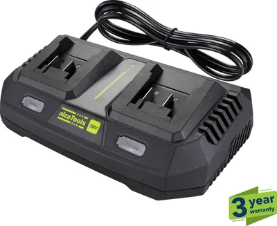 Zdjęcie produktu dla ALZATOOLS Podwójna ładowarka 20V DCH20V BatteryONE 20V