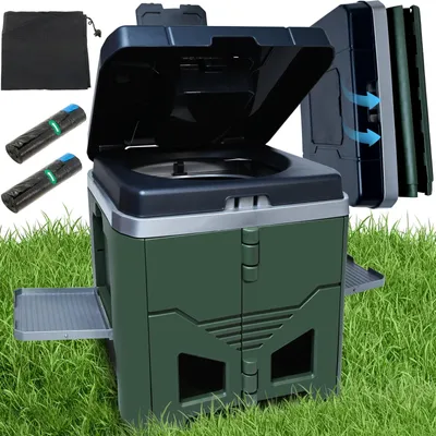 Produktbild von Faltbares Camping-Toilette – Tragfähigkeit bis zu 150 kg