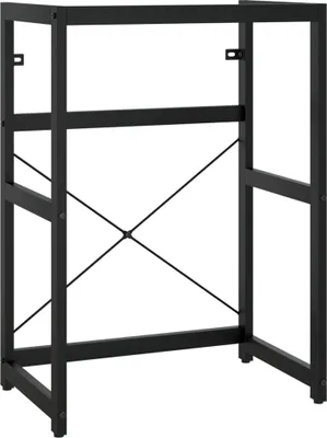 Obrázok produktu pre vidaXL Rám umývadla do kúpeľne čierny 59x38x83 cm železo