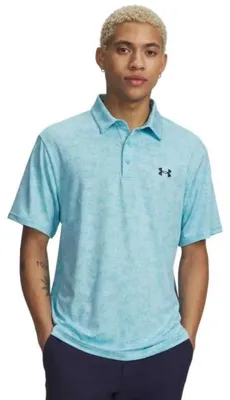 Produktbild von Under Armour Golf Playoff 3.0 Printed Kurzarm-poloshirt Blau L / Regular Mann Blau L