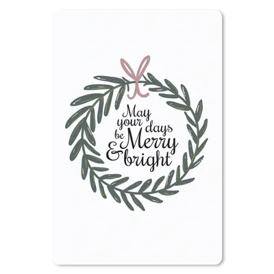 Produktbild von MuchoWow® Mauspad Mousepad Zitate - 'Mögen deine Tage fröhlich und hell sein' - Sprichwörter 40x60 cm - Mousepads - Maus Mat - Pad - Mausunterlage - Schreibtisch Accesoire
