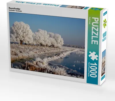 Produktbild von Calvendo Raureifwetter 1000 Teile Puzzle quer 640x480mm, Frost Anja; 7331531