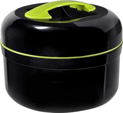 Productafbeelding van Ibili-Lunch, lunchbox, kunststof, 20x16 cm, zwart/groen