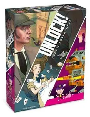 Zdjęcie produktu dla Asmodee Unlock! Heroic Adventures, Gra planszowa, Detektyw