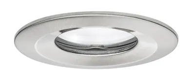 Produktbild von Paulmann Premium Einbauleuchten Set Nova rund dimmbar LED IP65 1x7W 230V GU10 51mm Eisen gebürstet/Alu Zink