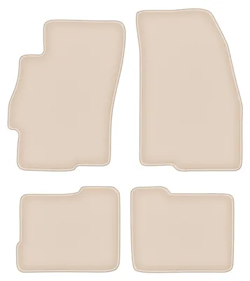Produktbild von DURBAN Beige Velours-Fußmatten-Set für Fiat Linea Limousine (2009-2015)