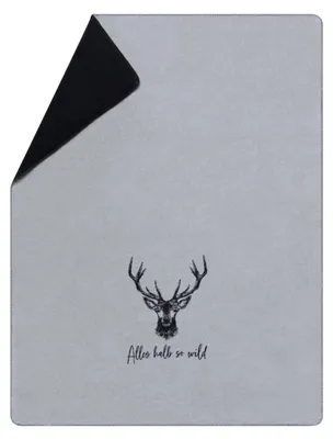 Produktbild von Fussenegger Wohndecke Savona Alles halb so Wild filz 150x200