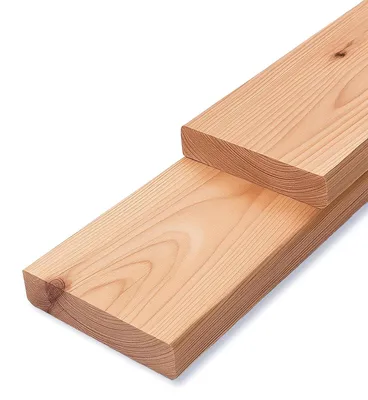 Productafbeelding van Terrasplanken Larikshout - Houten planken - Terras Bouwen - Natuurlijke duurzaamheid - 45x142 mm - Lichtbruin