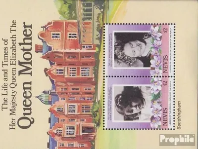 Produktbild von Briefmarken Nevis 1985 Mi Block5 (kompl.Ausg.) postfrisch Königinmutter Elisabeth