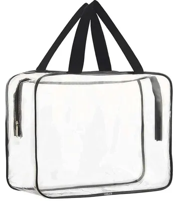 Immagine prodotto di Borsa trasparente grande per riporre trucchi e giocattoli - Borsa da viaggio impermeabile