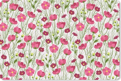 Produktbild von MuchoWow® Mauspad Mousepad Blumen - Gras - Mohn 27x18 cm - Mousepads - Maus Mat - Pad - Mausunterlage - Büroartikel - Desk Matten
