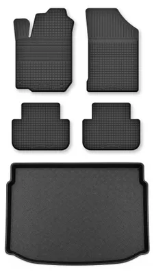 Immagine prodotto di Tappetini a vasca + bagagliaio per Nissan Qashqai III 2021- SUV 5 pezzi