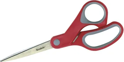 Produktbild von Komfort-Schere 20cm mit Komfortgriffen rot/grau Packung mit 12 Stück