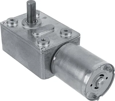 Obrázek produktu pro Reverzibilní 12V stejnosměrný šnekový převodový motor s vysokým točivým momentem - 40 otáček za minutu, samosvorný, odolný a kompaktní