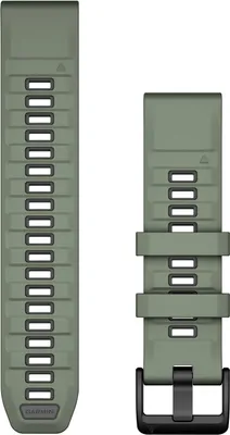 Garmin 010-13392-04 Quickfit Silikonband 22 mm Weidegrün/Graphit 1