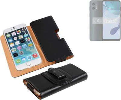 Produktbild von K-S-Trade Schützhülle Handyhülle kompatibel mit Motorola Moto G 5G (2023) Holster Gürtel Tasche Schutzhülle Handy-Tasche Smartphone Case