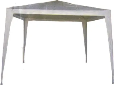 Image de Pavillon en polypropylène, blanc, 3 x 4 m