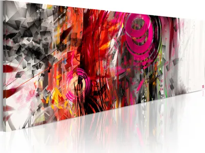 Produktbild von Modernes Wandbild 020101-106 (120x40) - 1 Teilig Bilder Fotografie auf Vlies Leinwand Foto Bild Dekoration Wand Bilder Kunstdruck Abstrakt