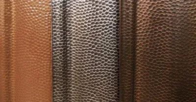 Produktbild von Pelletsbehälter Pelletskorb lackiert gehämmert in 2 Farben | Kupferfarben