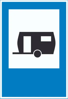 Produktbild von Wohnwagen Schild A1 (594x841mm)