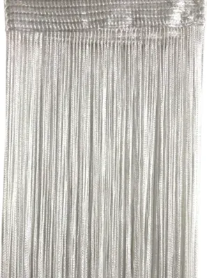 Produktbild von INF Fransenvorhang 100 x 200 cm, 1 Paar Weiß