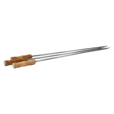 Produktbild von OFYR Grillspieße 85 cm, 3er Set, Edelstahl, spitz zulaufend, kompatibel mit Horizontale Spieße Ring 85