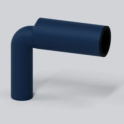 Obrázek produktu pro PoloPlast Siphonbogen PKSB Polo-Kal NG lang mit Steckdichtung DN 50