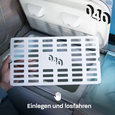 Produktbild von 040 Parts Kunststoff Kühltruhenblech für VW T6.1 T6 T5 T4 California und Ford Nugget bis 2023 Einlegeboden für Camper Blech