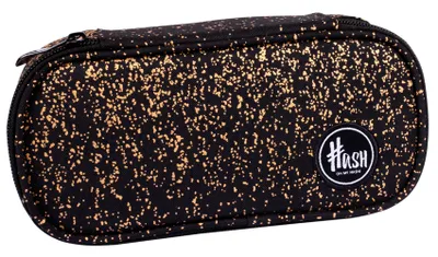Image de Trousse à crayons Porte-plume Hash AC5, GOLDEN DUST Brocart Noir Jaune