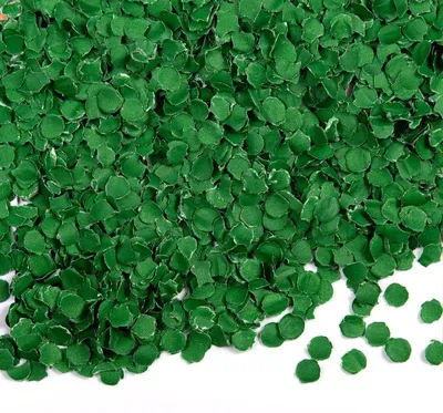 Produktbild von Rundes grünes Papier Konfetti 100g