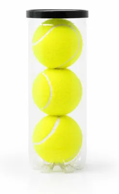 Produktbild von Padelbälle Klassisch 3 Stück, ausgezeichnetes Sprungverhalten, praktische Ballröhre