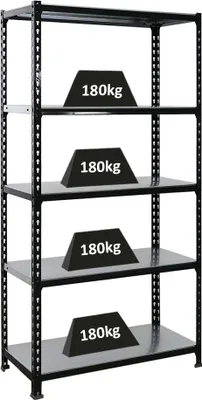 Obrázek produktu pro Simonrack 8425437098024 Simonrack Schwerlastregal SIMONCLICK 5 8425437098024 anthrazit, silber 90,0 x 40,0 x 180,0 cm