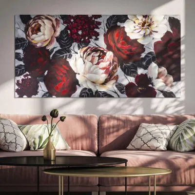 Imagen del producto de Cuadro mural, pintura, 150 x 76 x 3,8 cm, lienzo de pino, multicolor