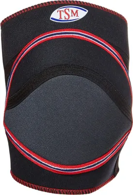 Produktbild von TSM Sportbandage Kniebandage mit Polster Pro Kurz in L, Schwarz für Sport & Arbe