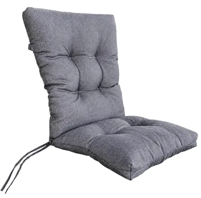 Produktbild von Kissen Auflage für Gartenstuhl 48 x 113 x 8 cm Hellgrau