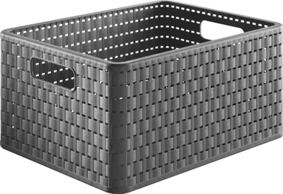 Produktbild von Korb Country DIN A4 18l anthrazit 36,8x27,8x19,1 cm