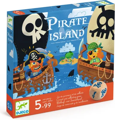 Produktbild von Gesellschaftsspiel Pirateninsel, Djeco