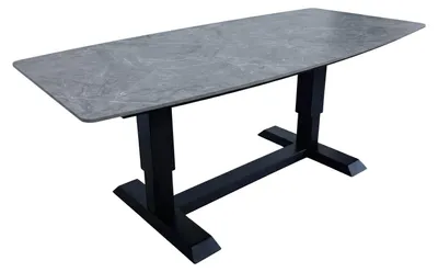 Produktbild von Gartentisch Malte Lifttisch Esstisch 180x90cm Aluminium/sintered stone Anthrazit